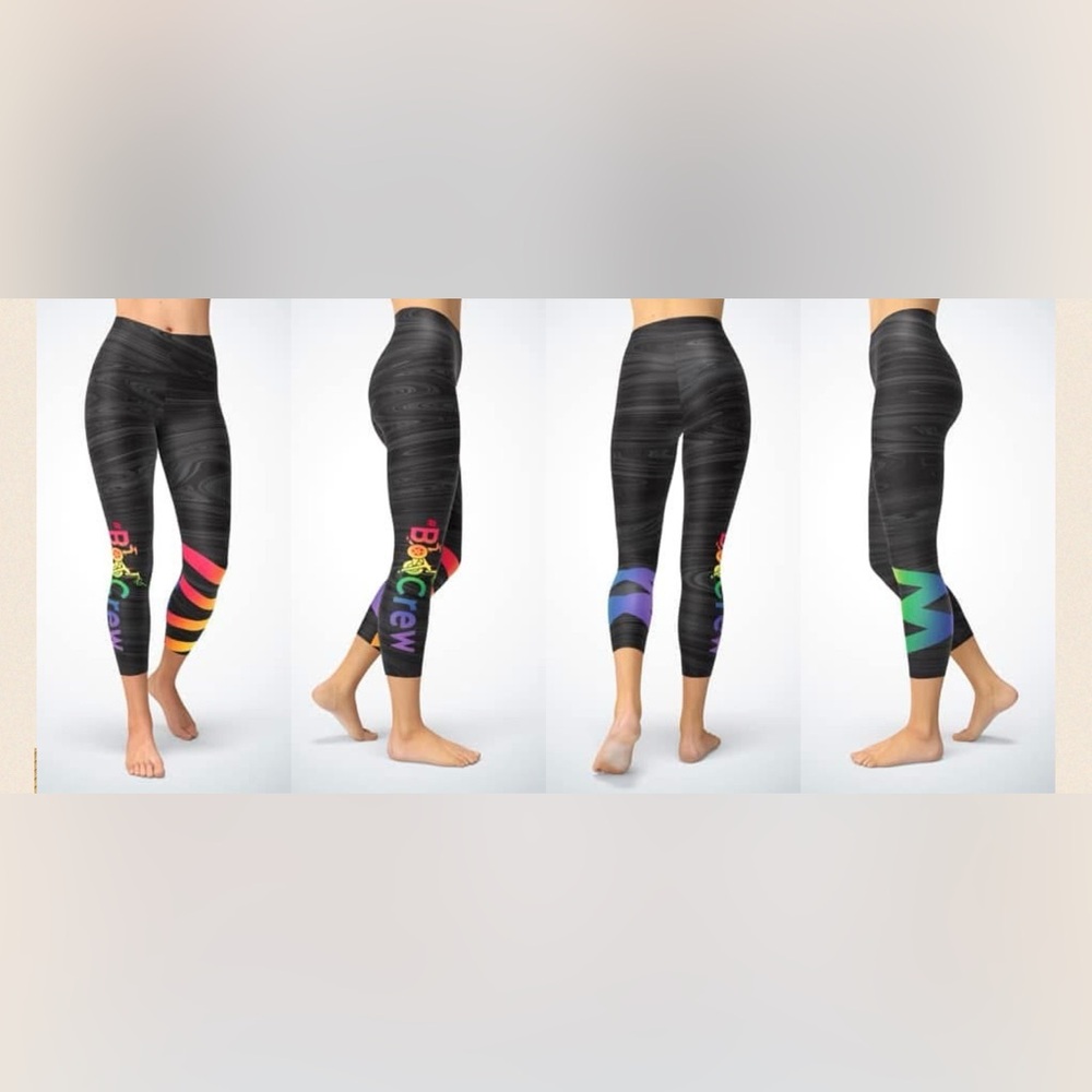 Miami Fitwear Kali #BooCrew Pride 2020 Capri Leggings - Large